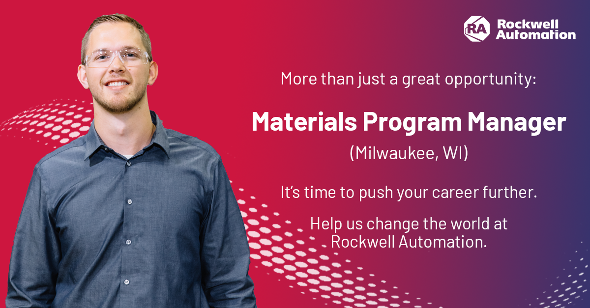 Materials Program Manager Rockwell Automation